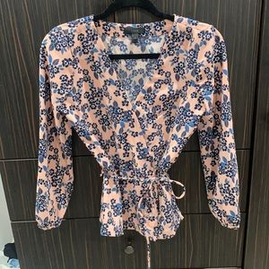 JCREW floral blouse